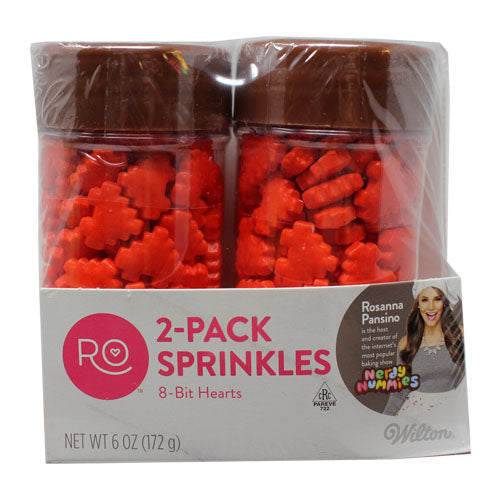 WILTON RO SPRNKLES 3oz/2PK-BIT HEART