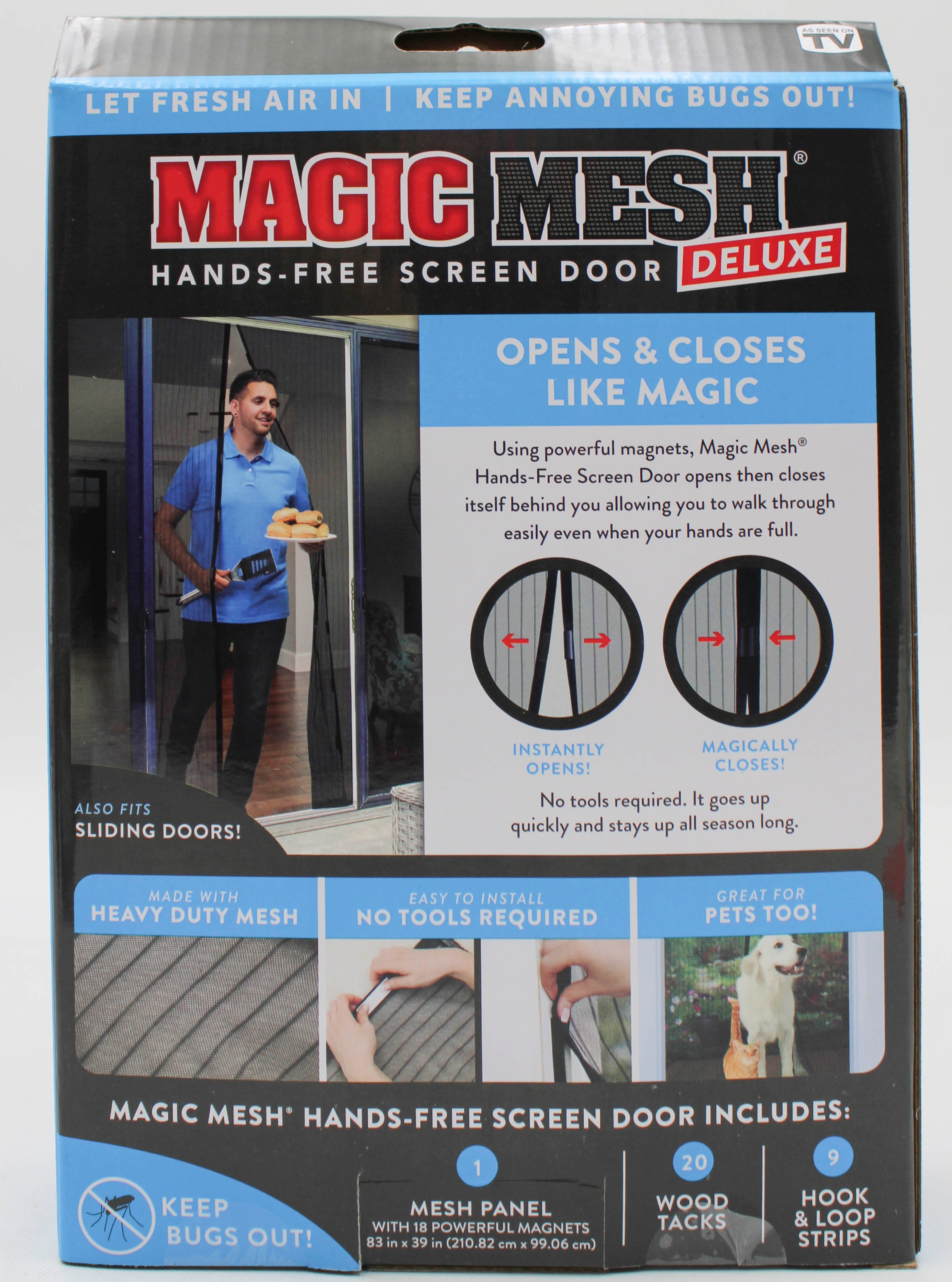 MAGIC MESH SCREEN DOOR CURTAIN NI