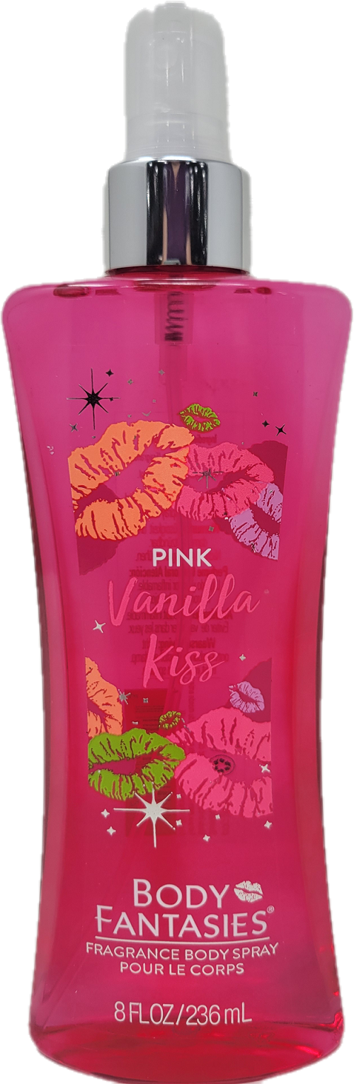 SP BODY FANTASIES PINK VANILLA KISS 8oz NI