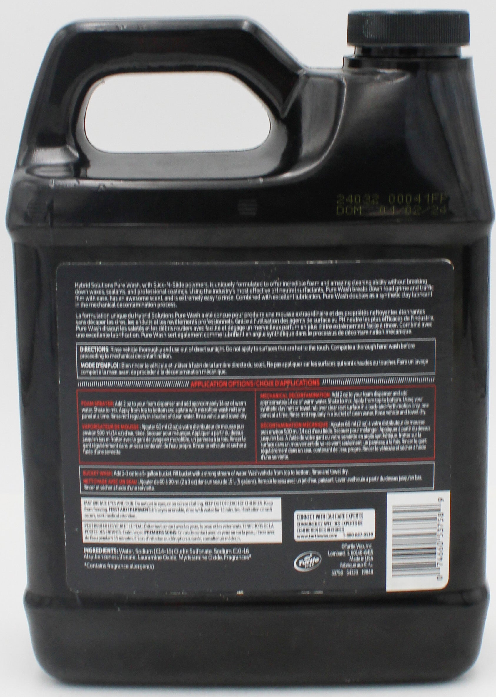 SP TURTLE WAX HYBRID SLICK N' SLIDE PURE WASH 64oz
