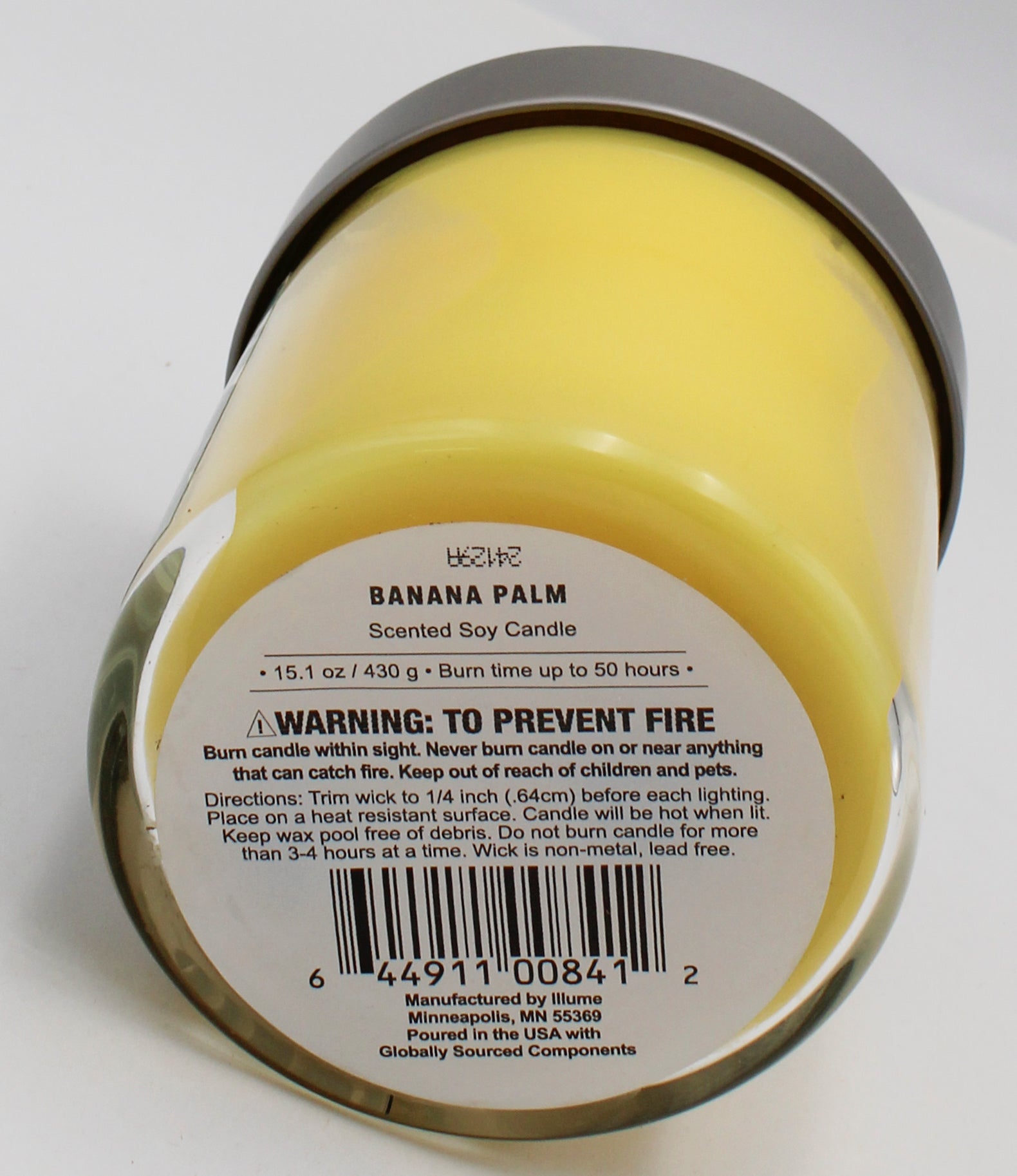 SIGNATURE SOY JAR CANDLE BANANA PALM 15.1oz