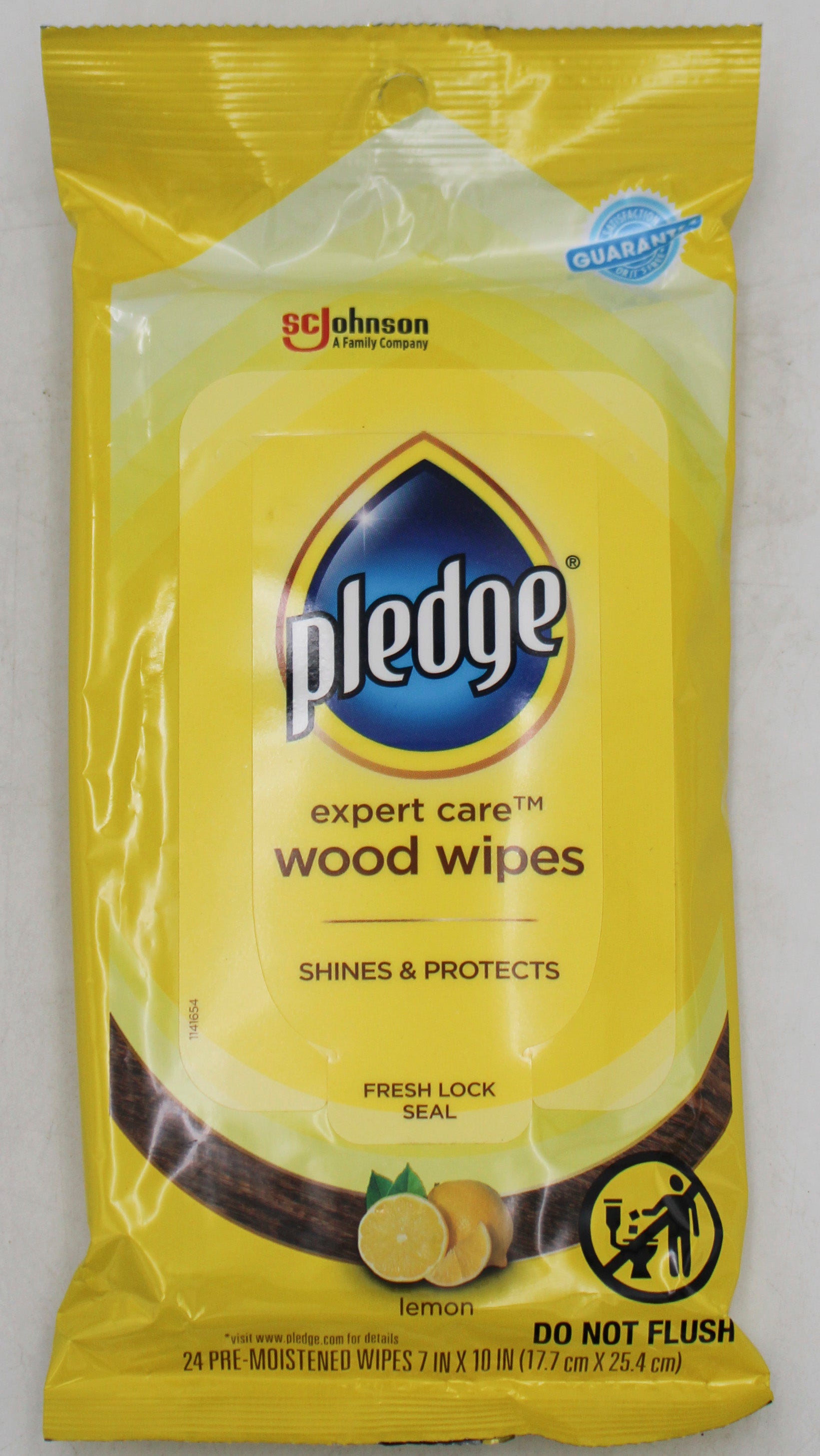 SP PLEDGE WOOD WIPES 24CT-LEMON SCENT