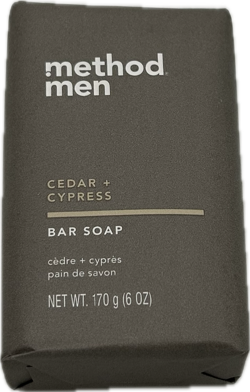 METHOD MENS BAR SOAP CEDAR + CYPRESS 6oz NA