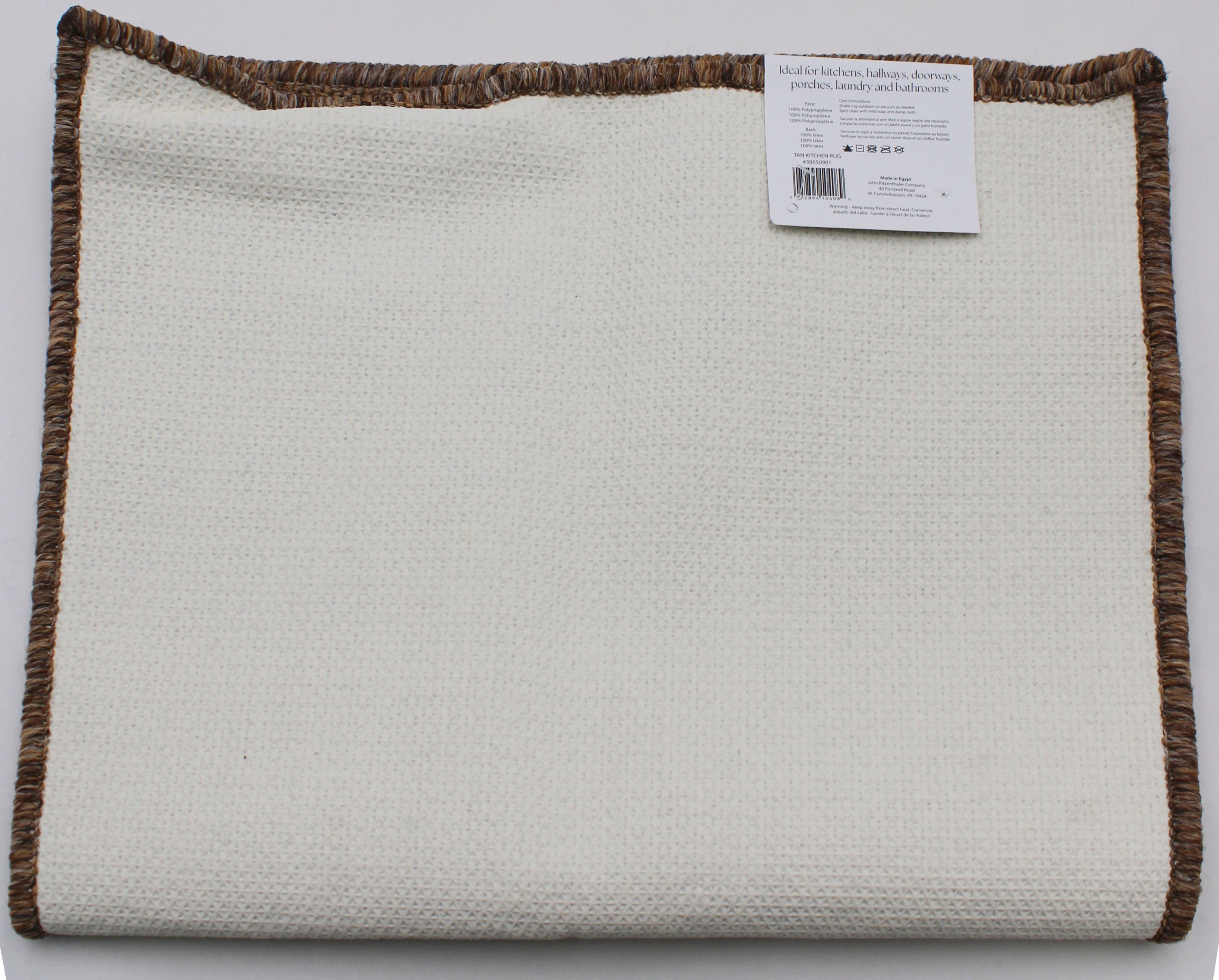 KITCHEN RUG TAN 18X30