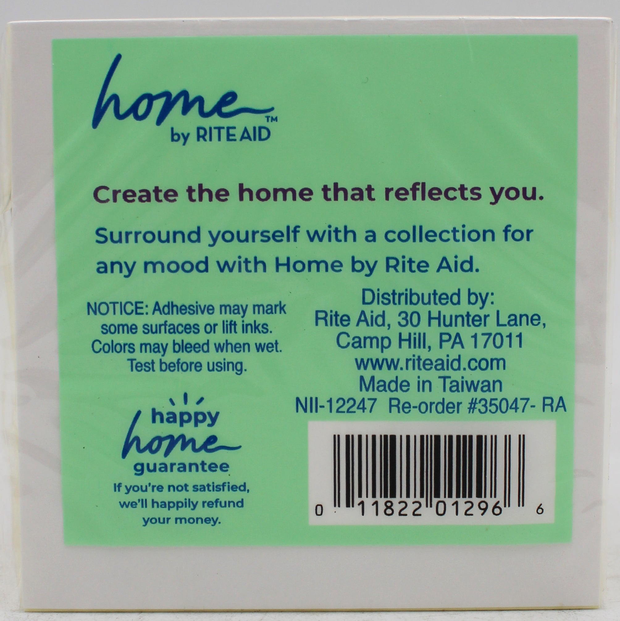 RITE AID HOME YELLOW STICKY NOTES 3X3/ 400 SHEETS