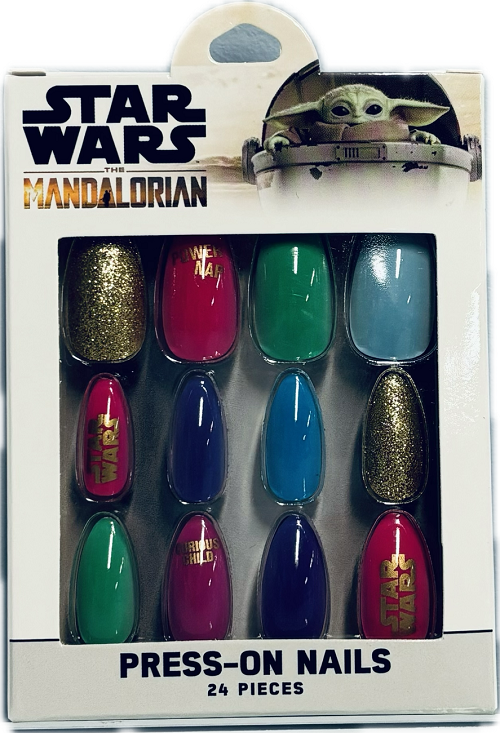 STAR WARS MANDALORIAN 24 PIECES PRESS ON NAILS