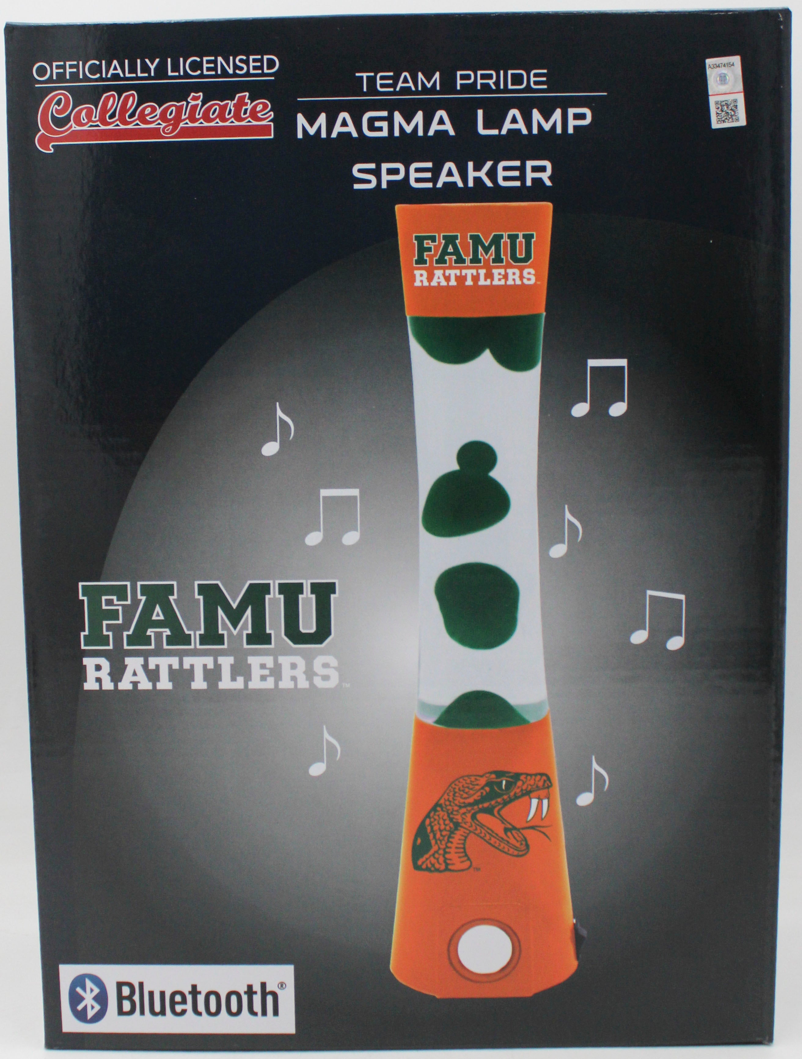 NCAA FLORIDA A&M RATTLERS LAVA LAMP SPEAKER 16.5"