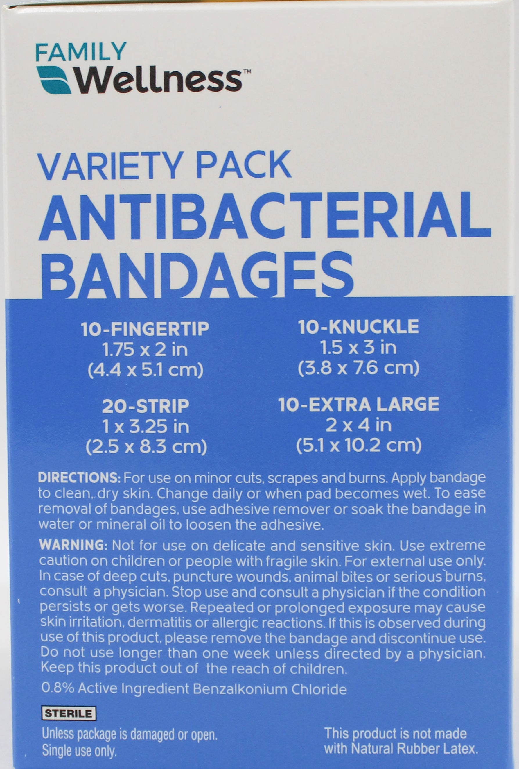 EXTREME HOLD BANDAGES ANTIBACTERIAL 50CT EXP 8/2028