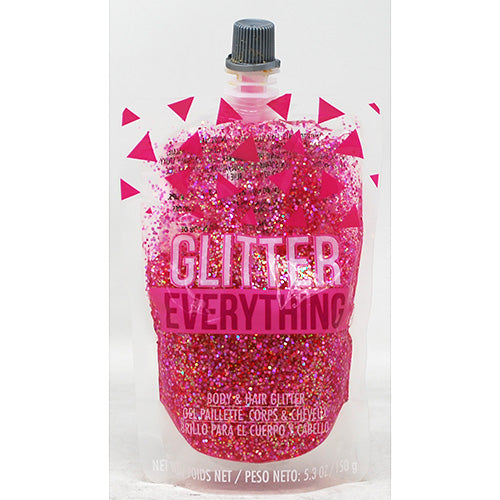 BODY/HAIR GLITTER 5.3oz-PINK GEL