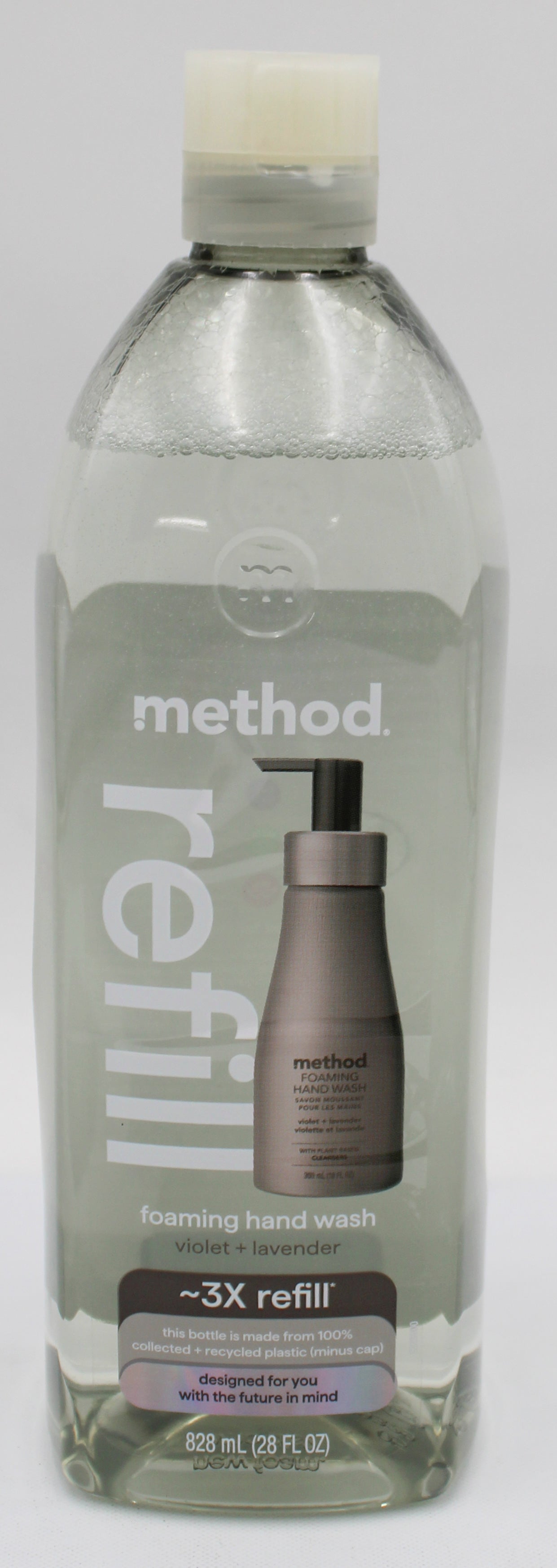 METHOD FOAMING HAND WASH REFILL VIOLET LAVENDER 28oz US