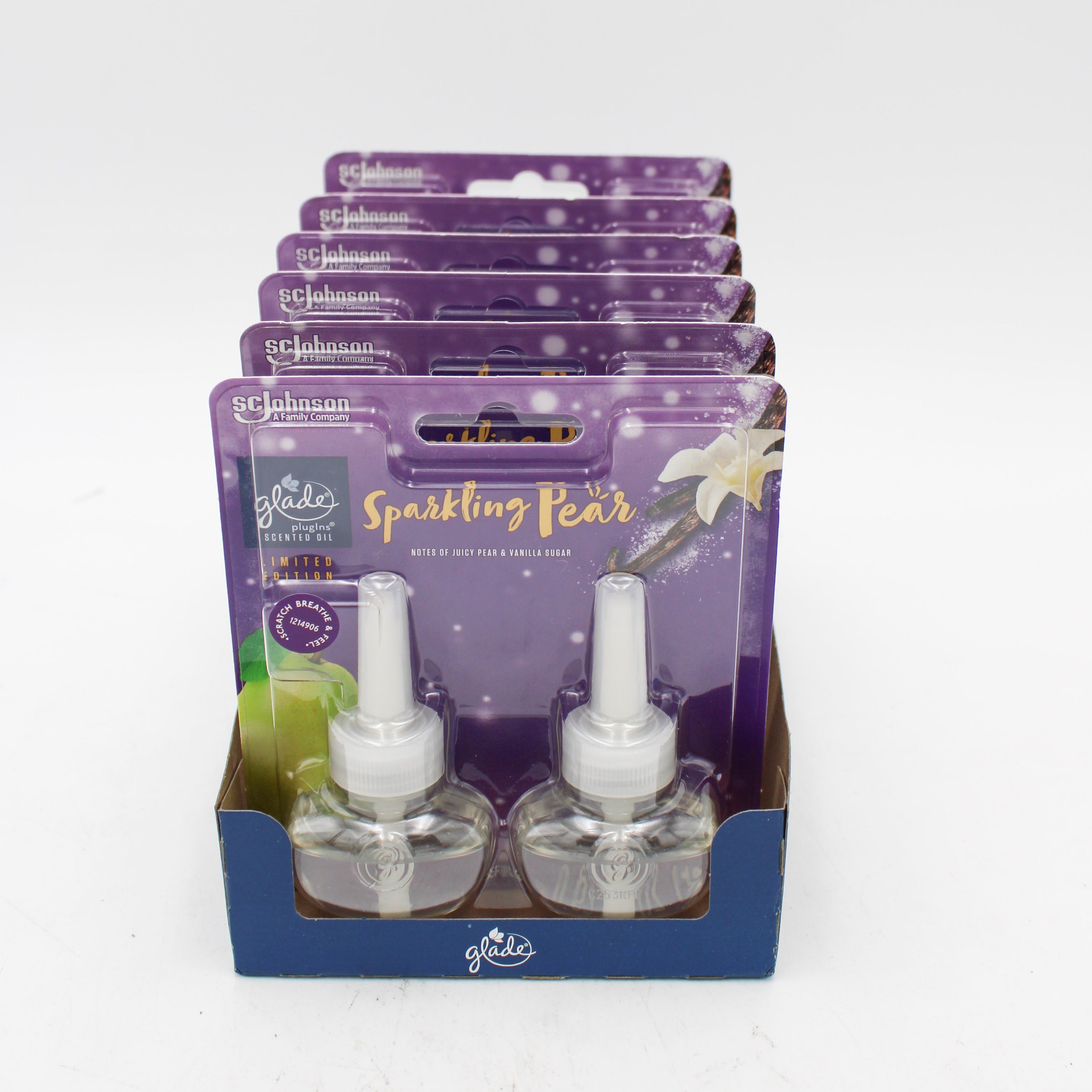 GLADE PLUG IN SCENTED OIL SPARKLING PEAR 2ct 0.67floz US
