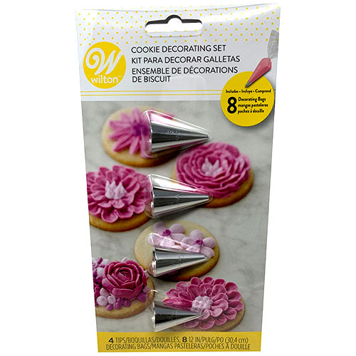 COOKIE DECO SET-4TIPS W/8BAGS