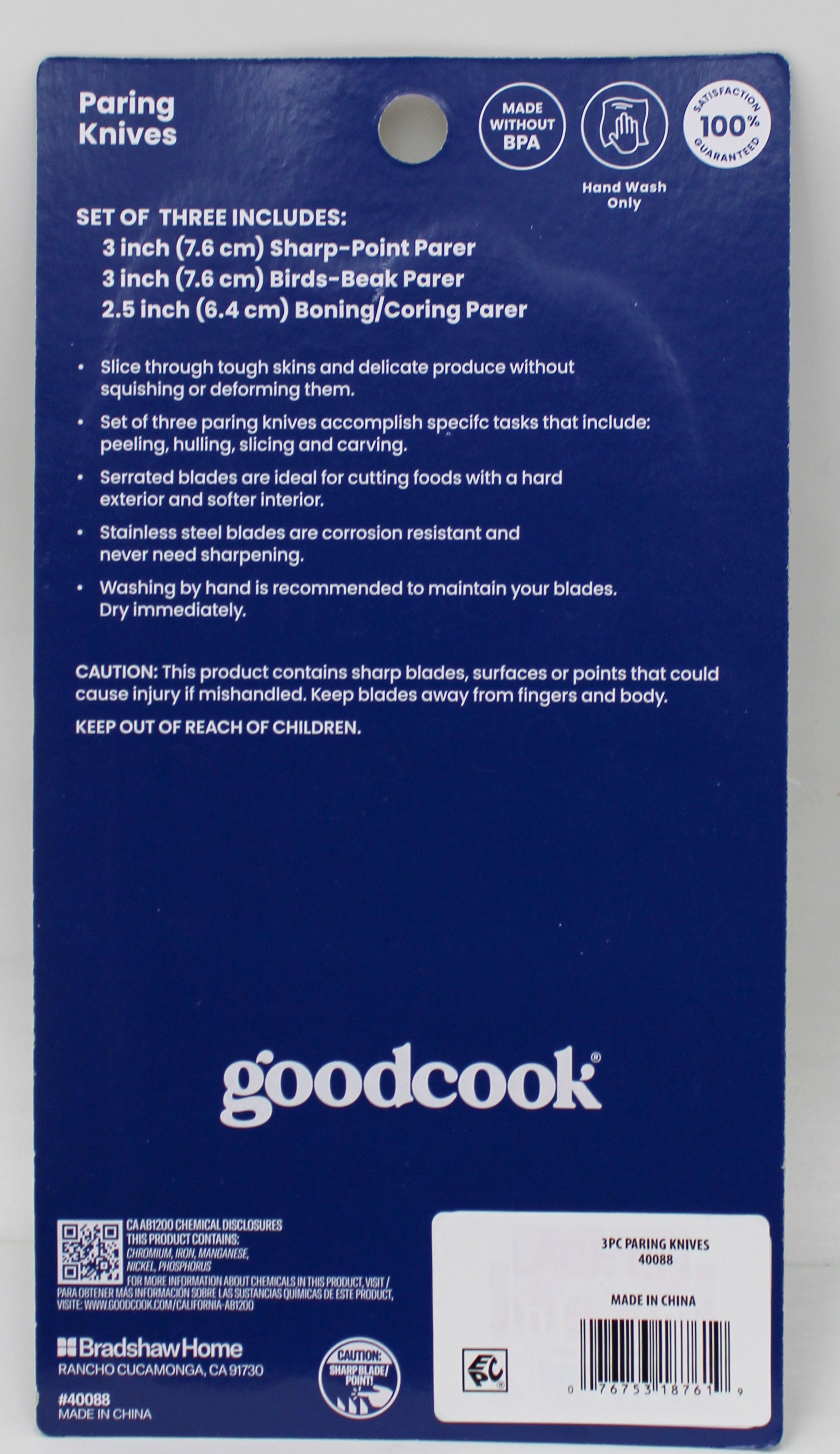 3CT GOOD COOK UTILITY KNIVES