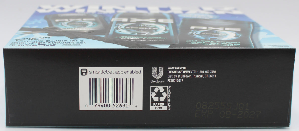 AXE APOLLO 4pc MIXED GIFT BOX EXP 8/31/2027