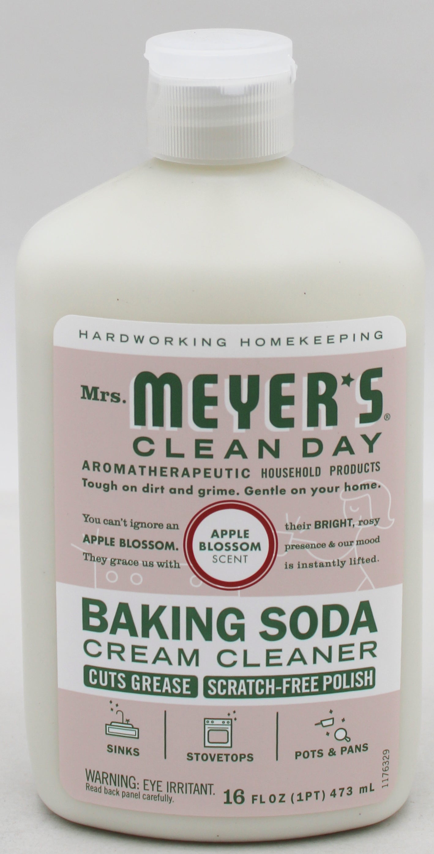 Mrs. Meyer's Baking Soda Cream Cleaner Apple Blossom 16oz