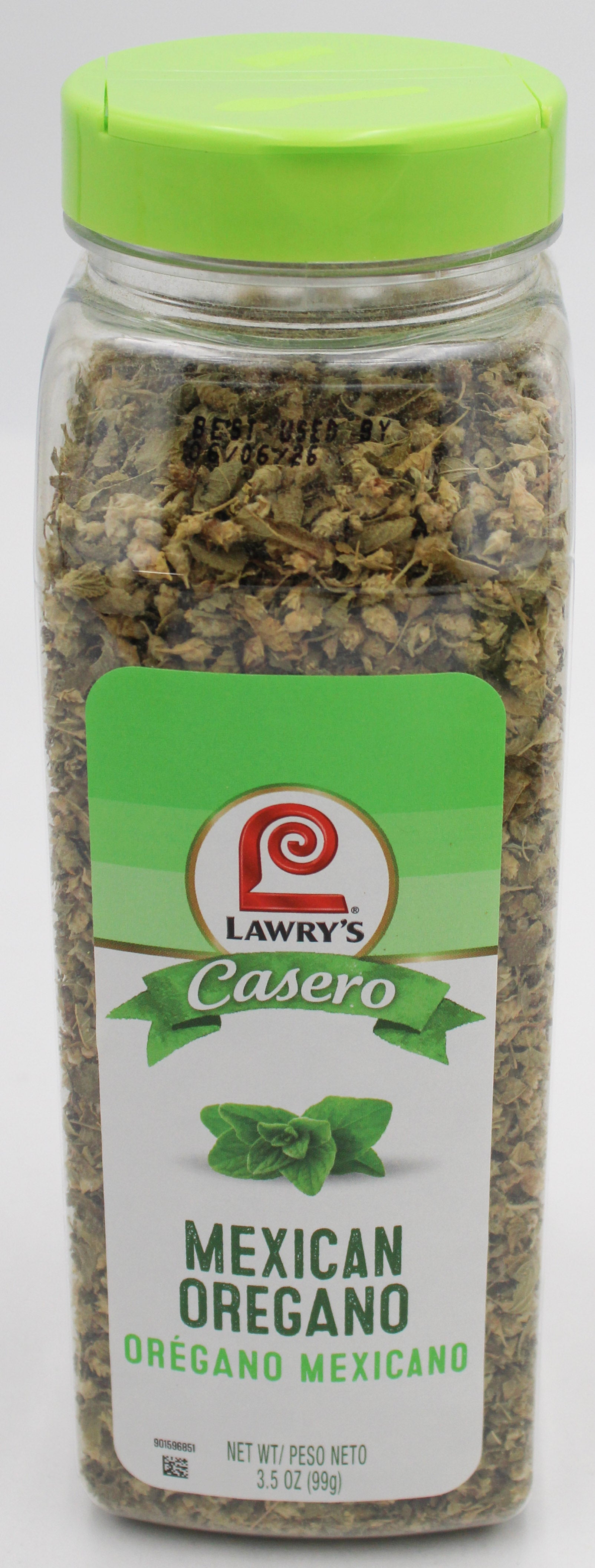 LAWRYS CASERO MEXICAN OREGANO 3.5 Oz BB 6/6/26