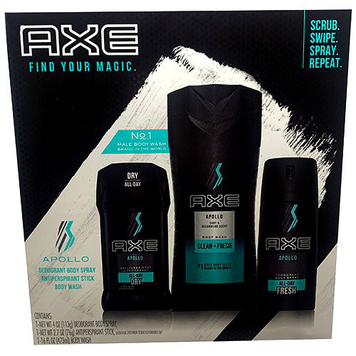 AXE MEN BATH/BODY 3PC SET(6/21)APLO