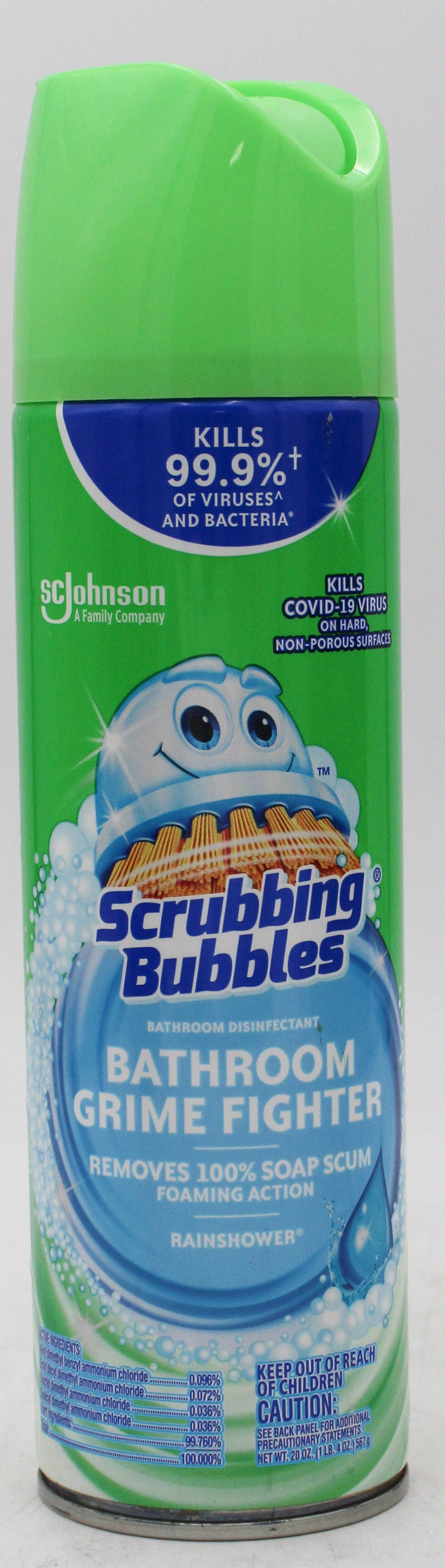 SP SCRUBBING BUBBLES.BATHROOM CLEANER 20oz RAINSHOWER