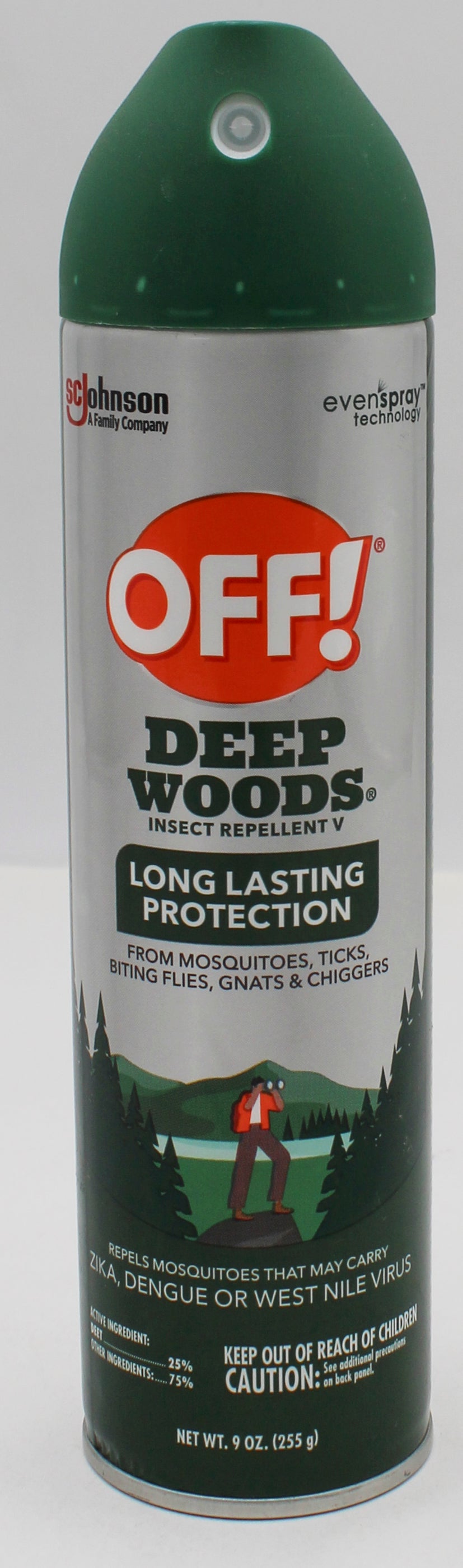 SP PEST2025 OFF! DEEP WOODS INSECT REPELLENT LONG LASTING PROTECTION 9oz