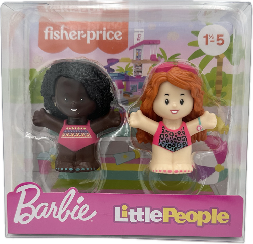 FISHER PRICE LITTLE PEOPLE BARBIE 2CT SWIMMING