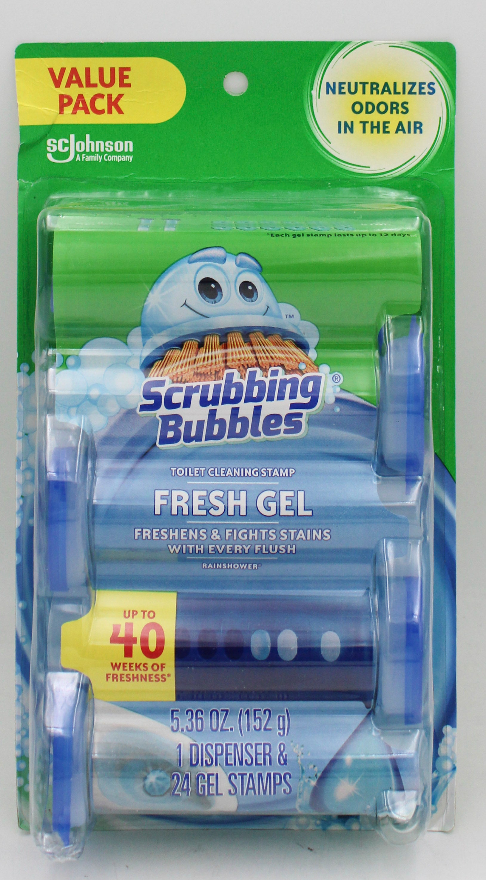 SP SCRUB.BUB GEL DISPENSER W/24 STAMPS