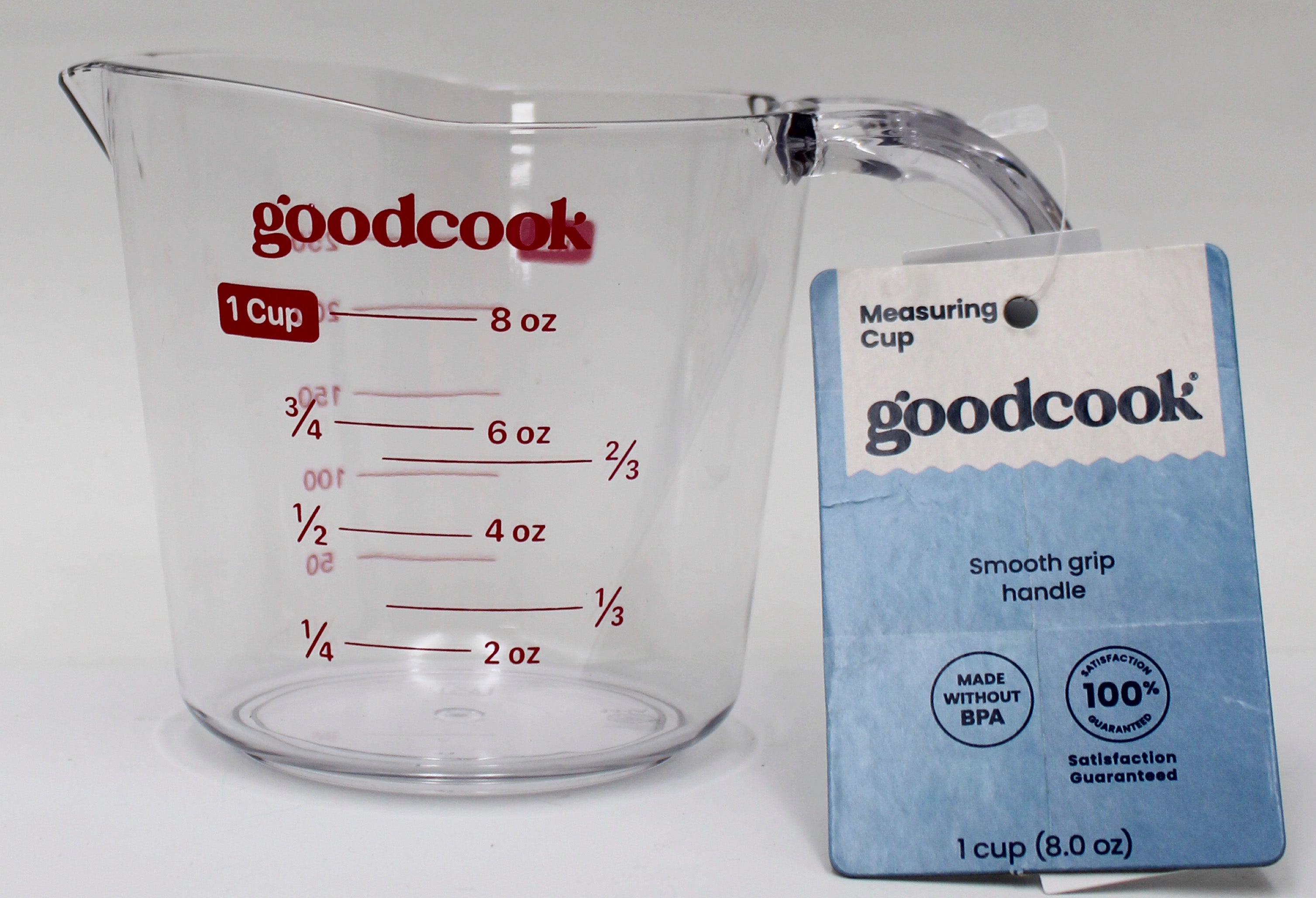 1 CUP GOOD COOK PLASTIC MEASURING CUP
