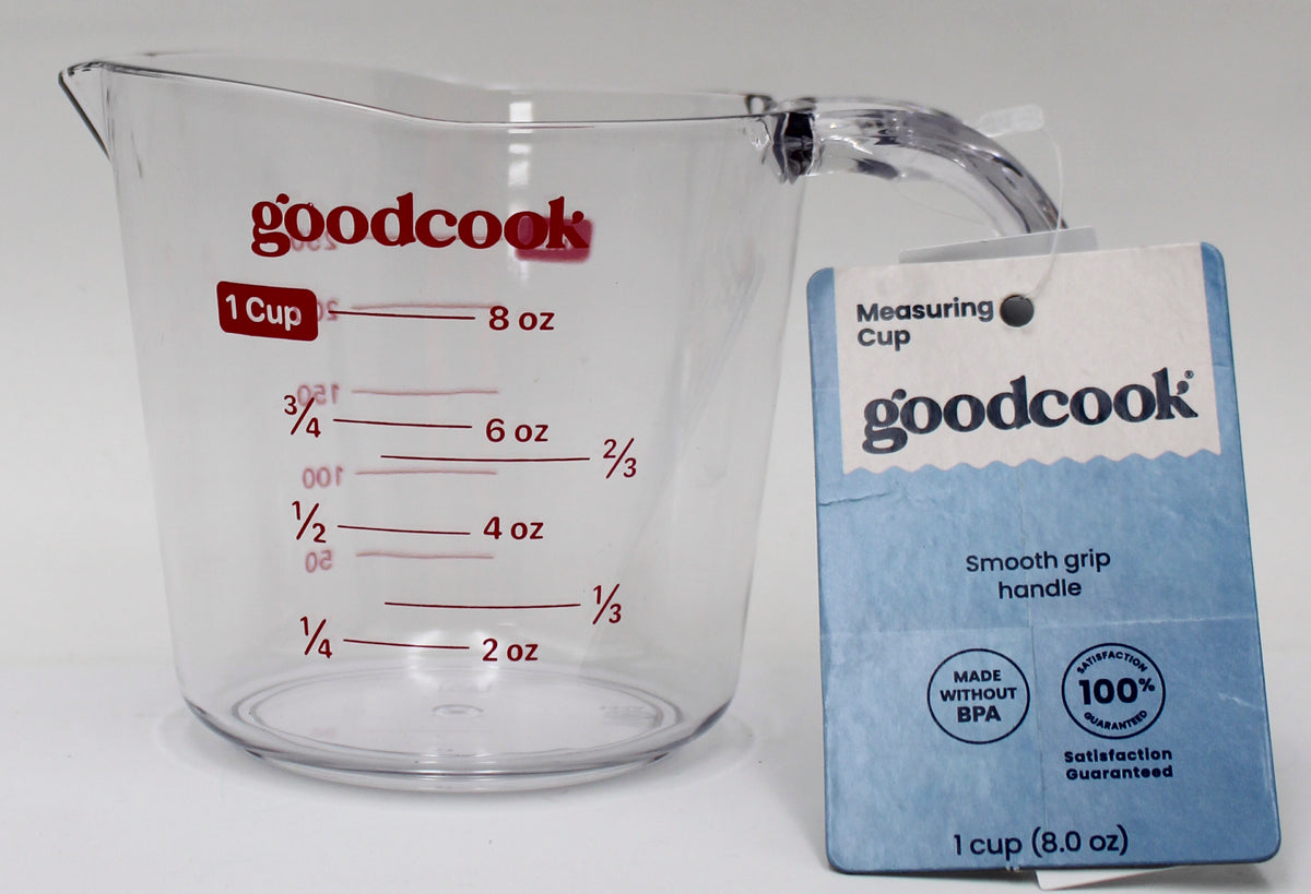 1 CUP GOOD COOK PLASTIC MEASURING CUP