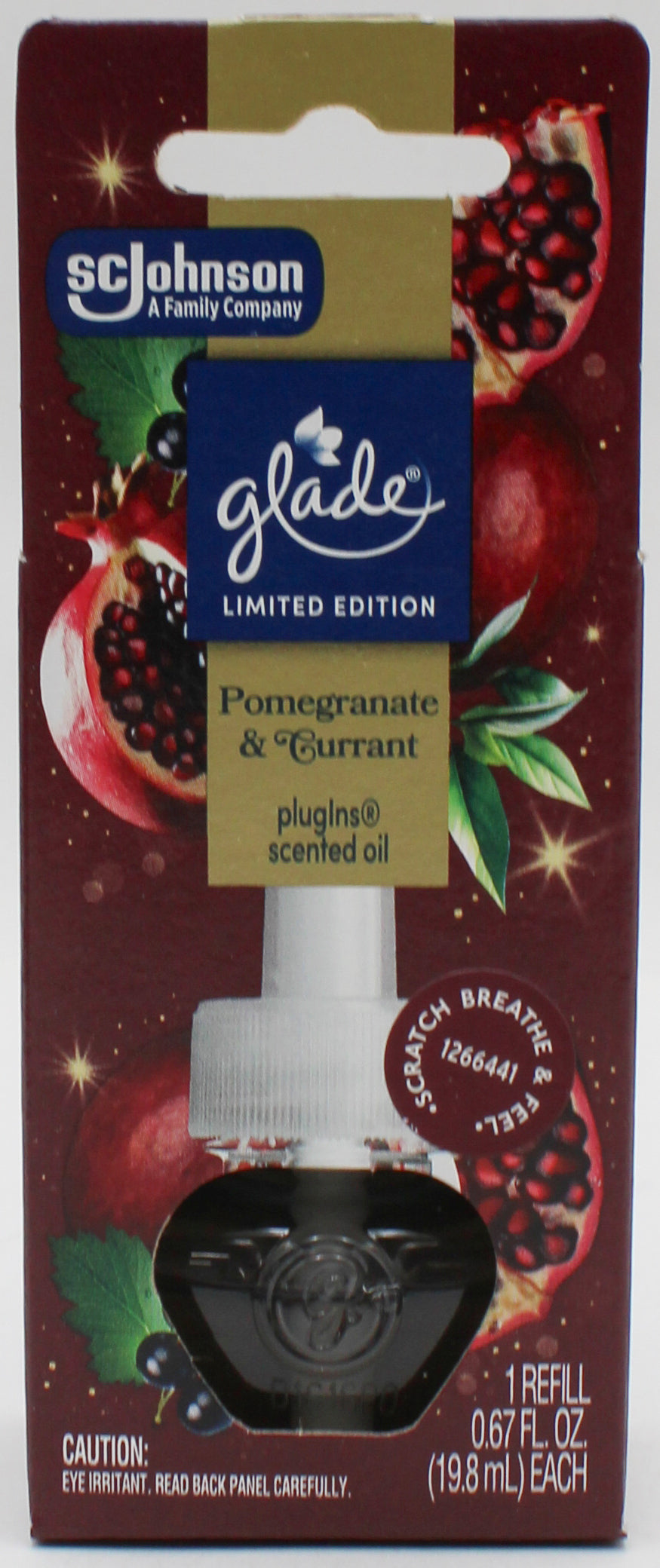 Glade Plug-In Scented Oil Pomegranate Refill 0.67oz