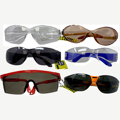 SAFETY GLASSES UV400-ASST DSPLY