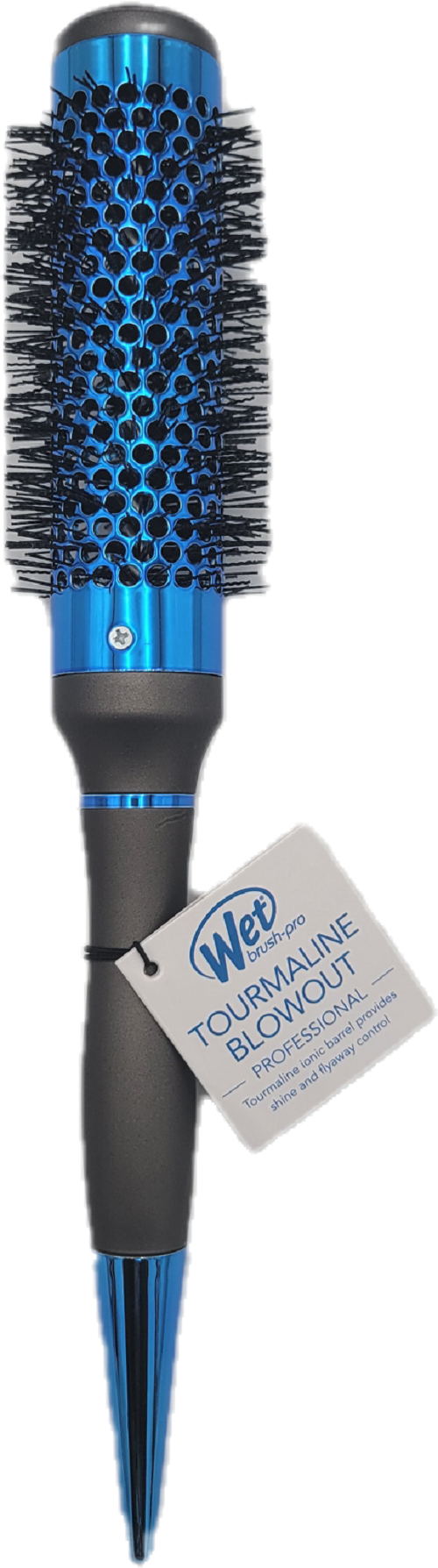 WET BRUSH PRO TOURMALINE BLOWOUT 2" MEDIUM ROUND BLUE NI