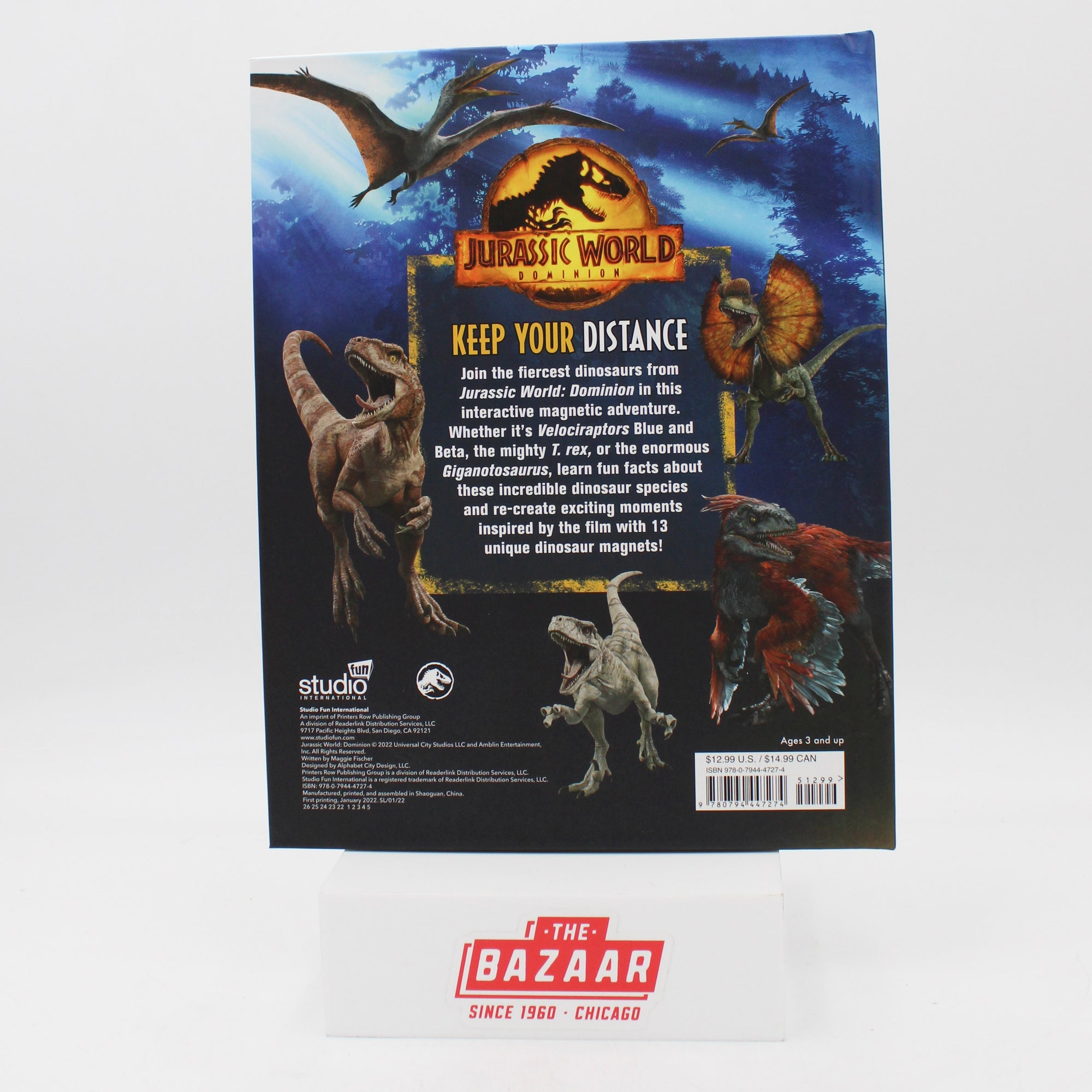 JURASSIC WORLD DOMINION: KEEP YOUR DISTANCE HARDCOVER 10PG PP $12.99