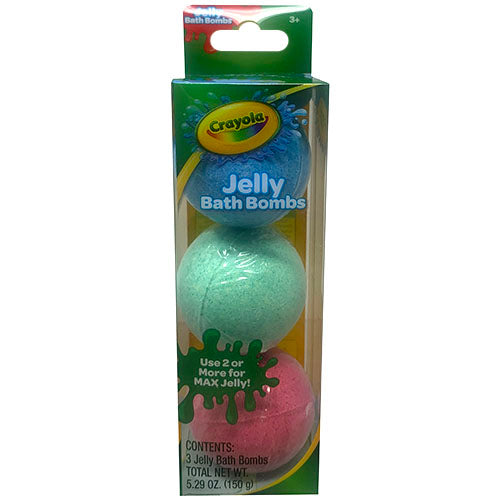 CRAYOLA BATH BOMB 5.29oz/3CT-ASST