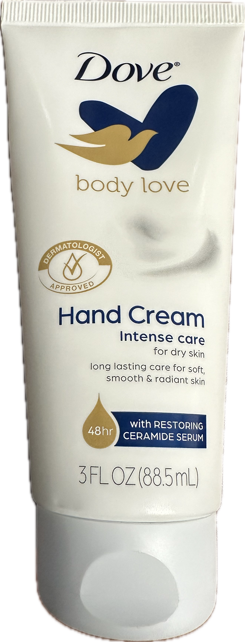 DOVE BODY LOVE  HAND CREAM 3oz INTENSE CARE