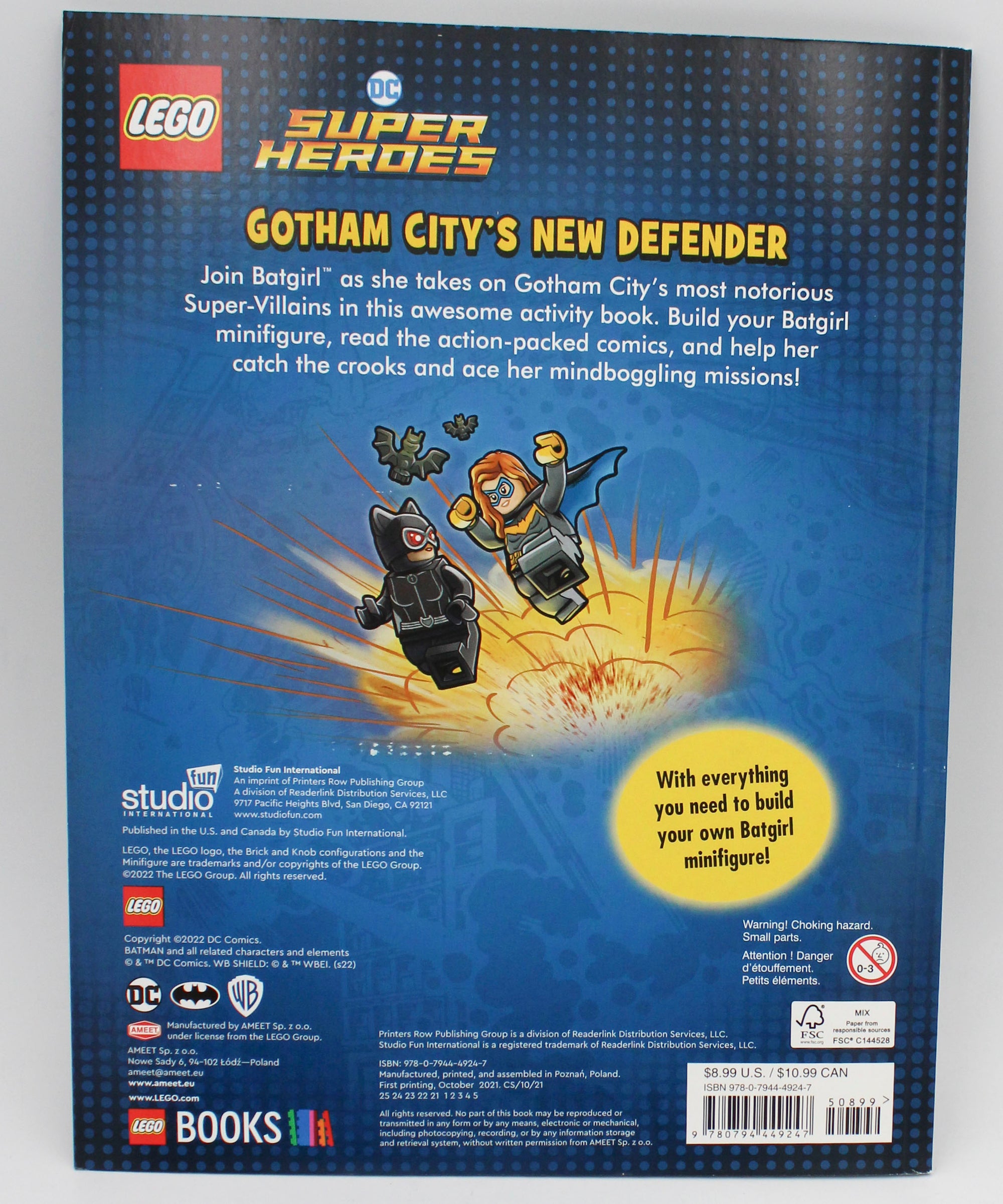 LEGO DC SUPER HEROES: GOTHAM CITY'S NEW DEFENDER ACTIVITY BOOK 32pg