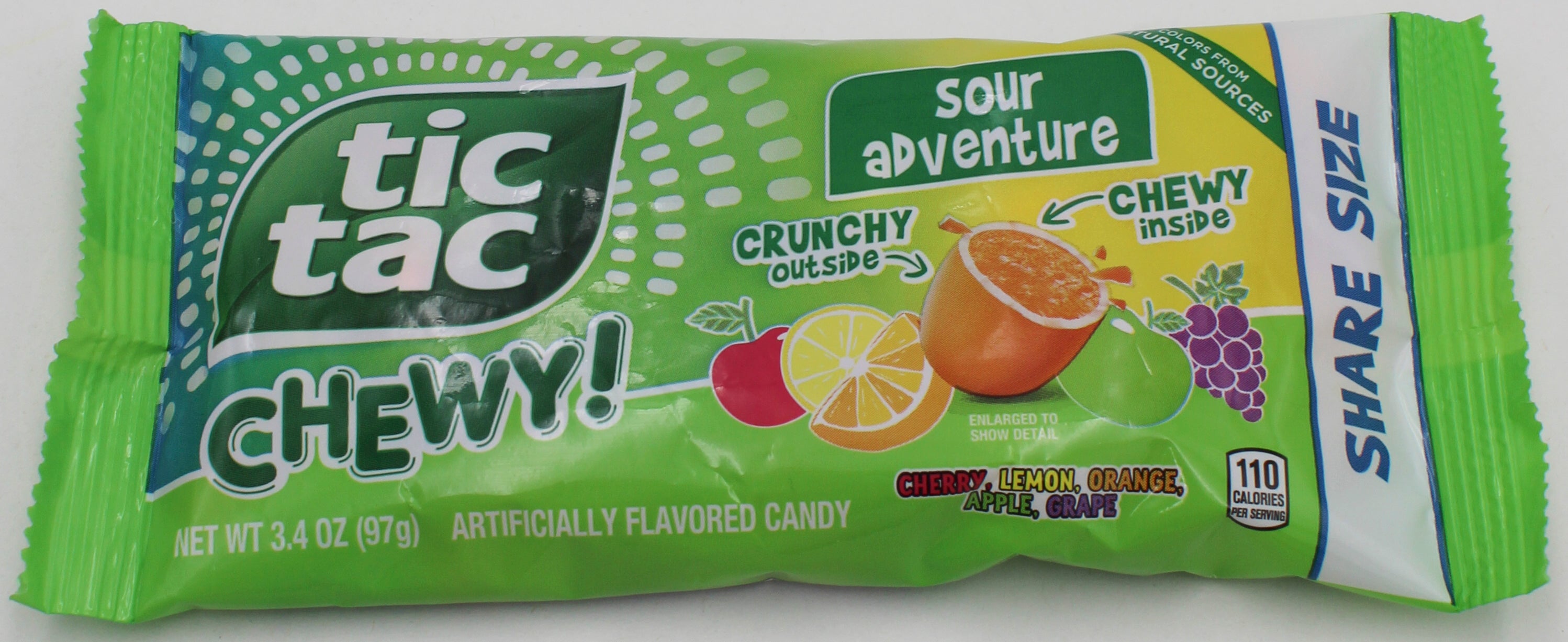 TIC TAC CHEWY SOUR ADVENTURE GUMMIES 3.42 Oz   BB 8/5/26