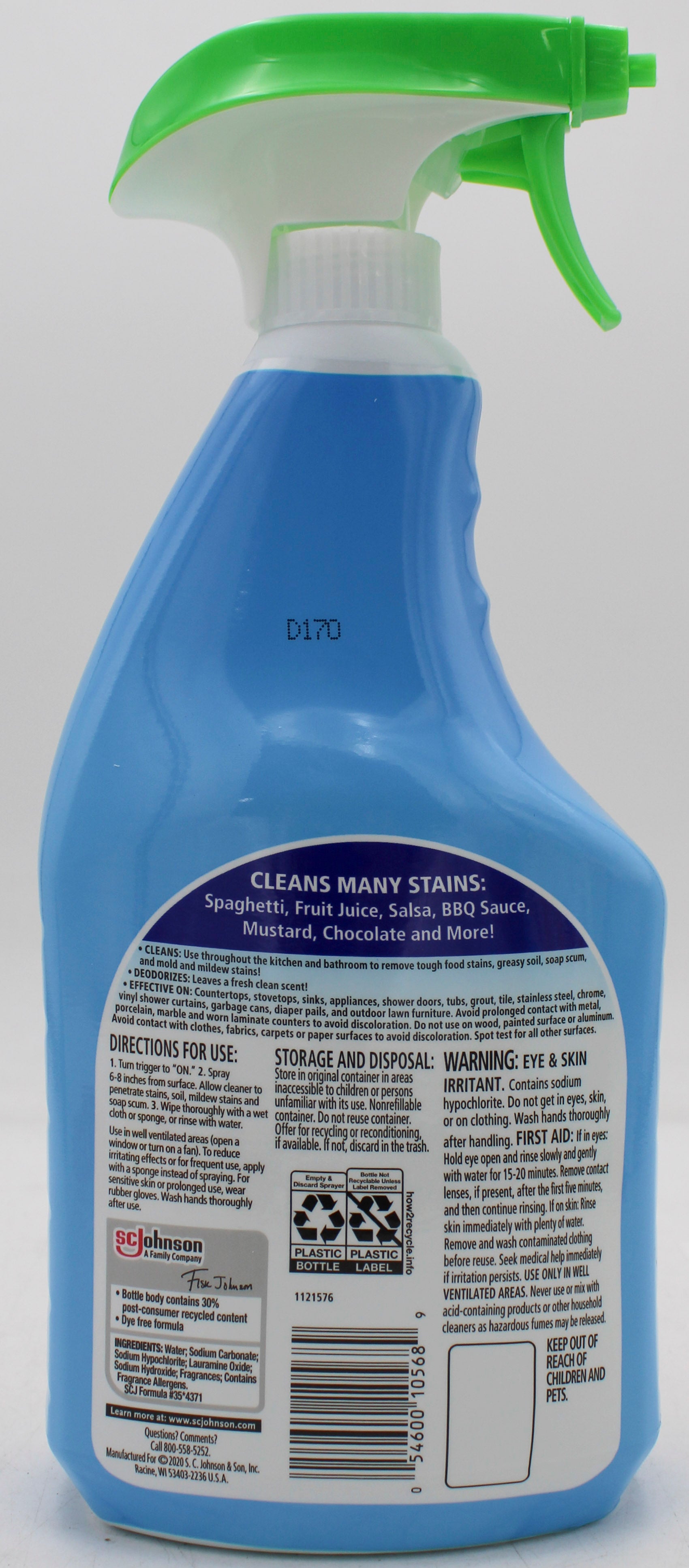 SP FANTASTIK ALL PURSPOSE CLEANER WITH BLEACH 32oz