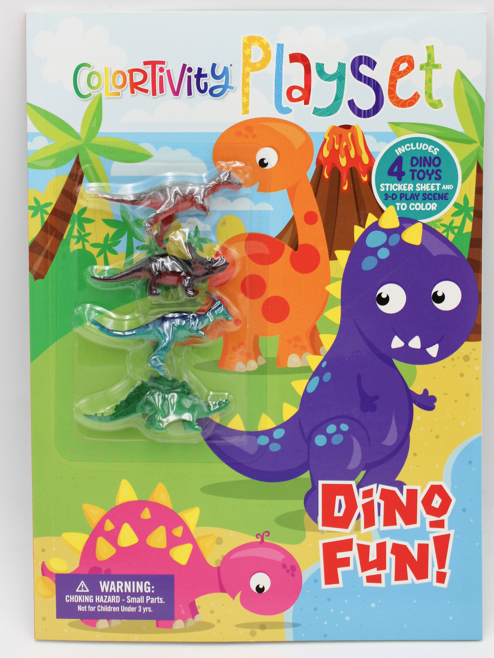 DINO FUN! PLAYSET PAPERBACK ACTIVITY BOOK 64PG PP $6.99