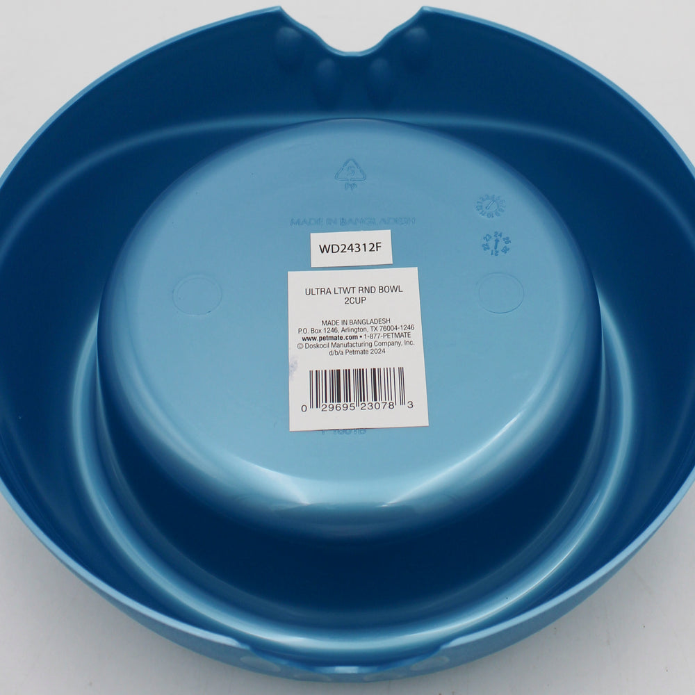 PETMATE ULTRA LIGHTWEIGHT BOWL MD 2CUP