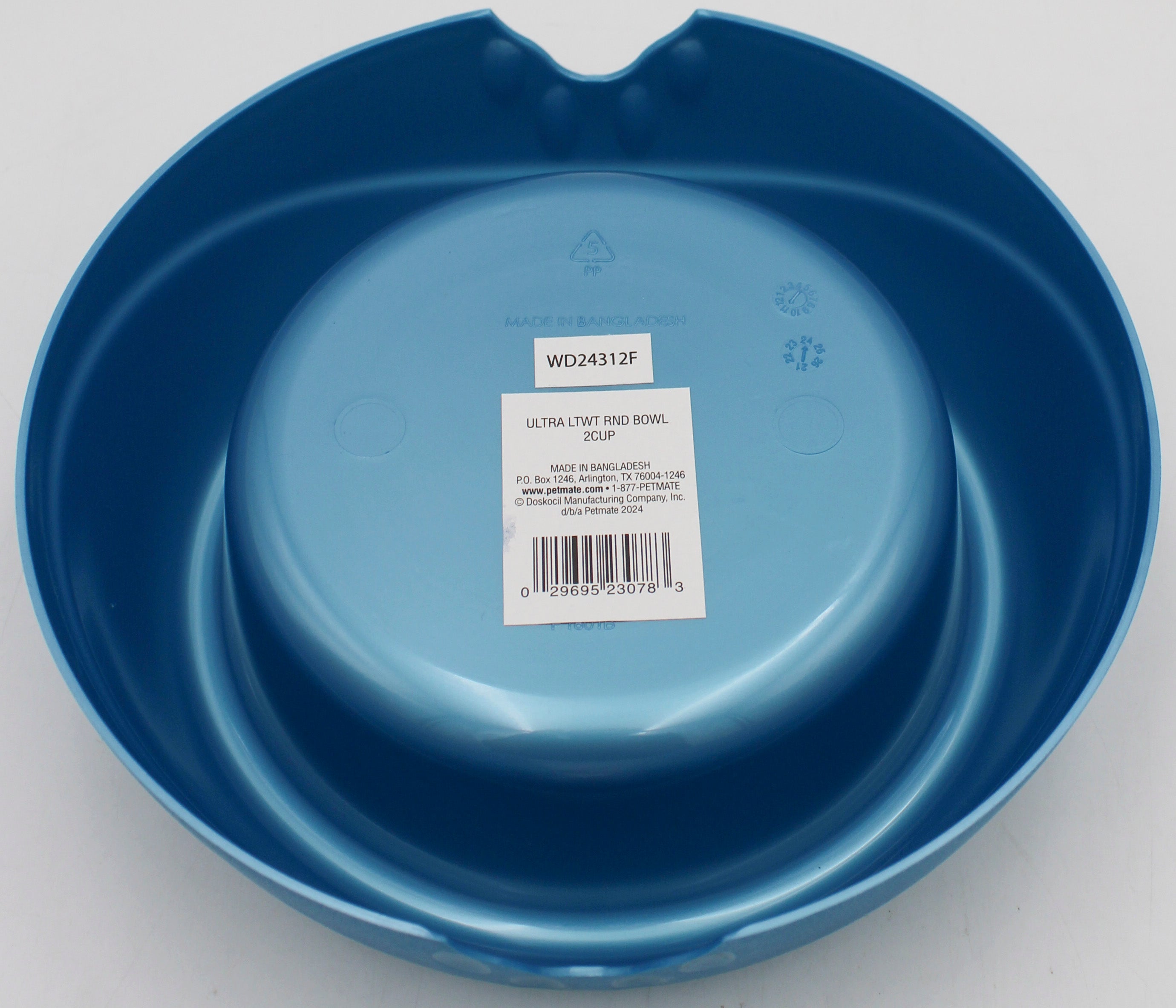 PETMATE ULTRA LIGHTWEIGHT BOWL MD 2CUP