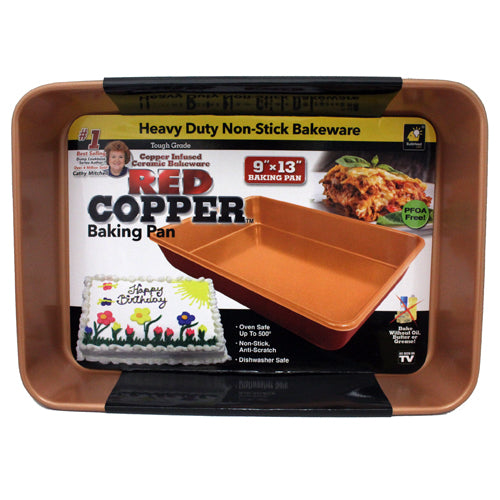RED COPPER BAKING PAN 9x13"-NI