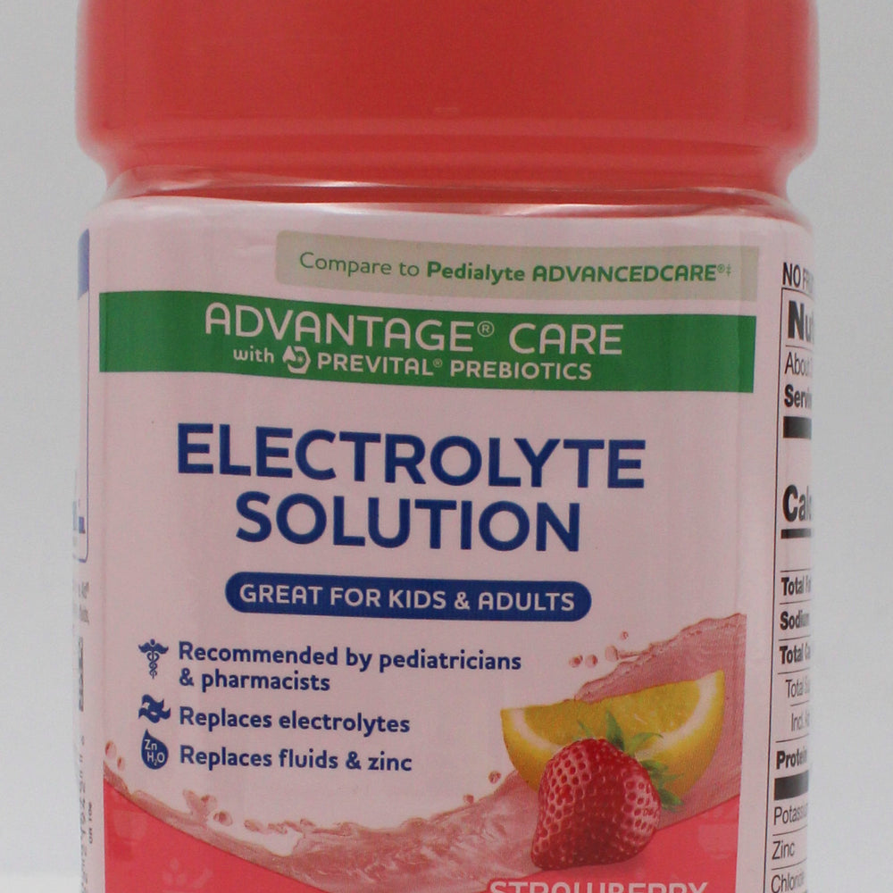 RITE AID PREBIOTIC ELECTROLYTE SOLUTION STRAWBERRY LEMONADE 33.8floz EXP 2/24/2027 COMPARES TO Pediatlye