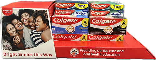 MIXED MAX TOTAL TOOTHPASTE DISPLAY  EXP 3/2025  NI