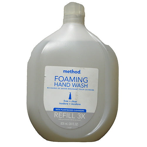 METHOD FOAM HAND WASH 28OZ REFILL-FREE&CLEAR