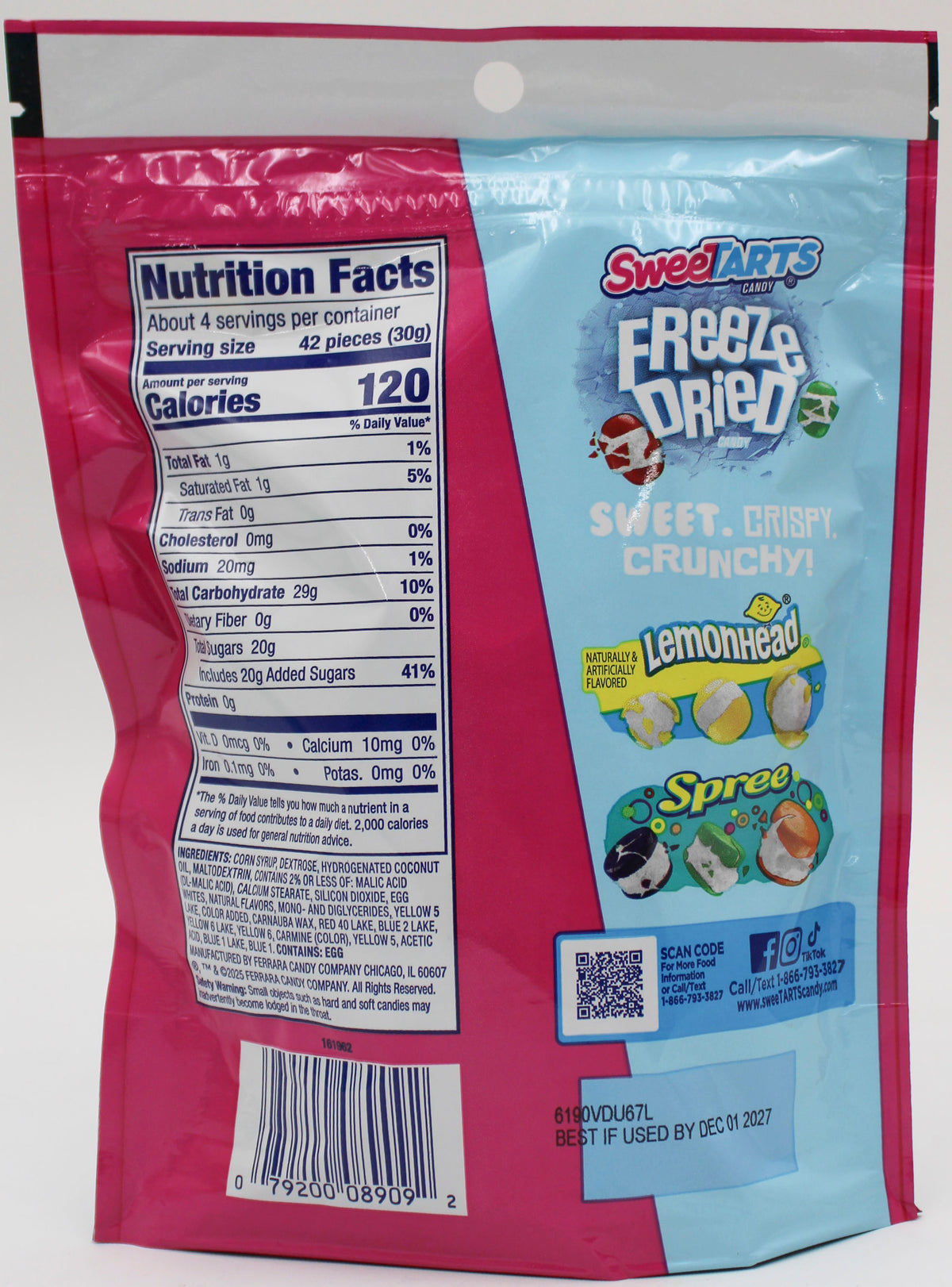SWEET TART FREEZE DRIED 4 OZ BB 12/1/27