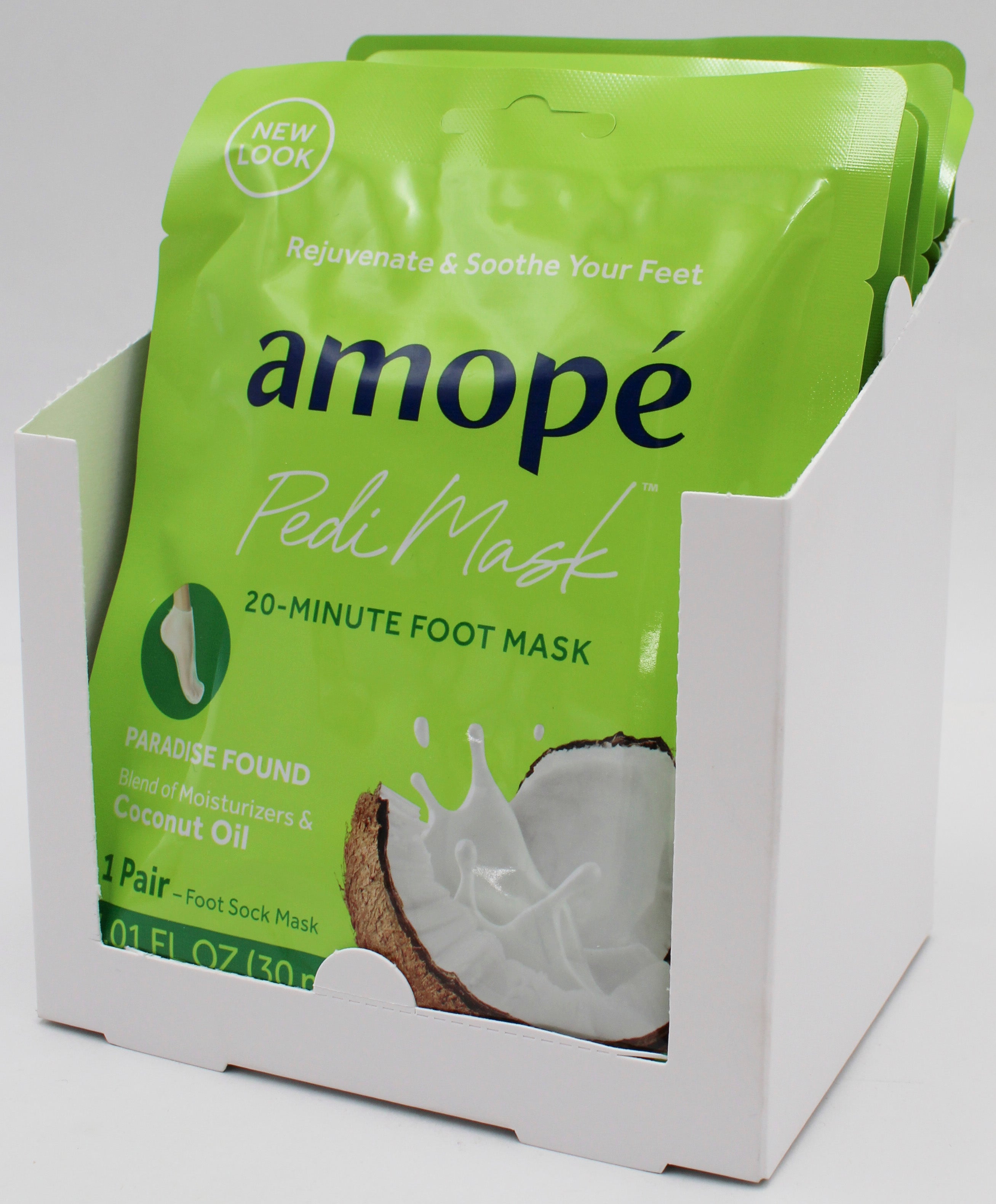 AMOPE FOOT MASK COCONUT OIL