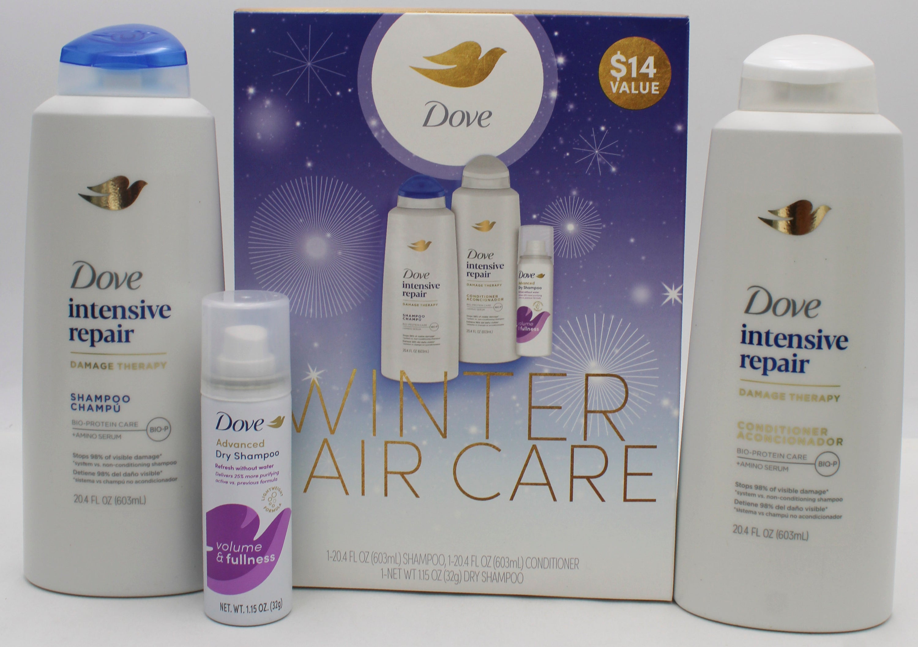 DOVE SHAMPOO CONDITIONER REPAIR 3ct Gift Box