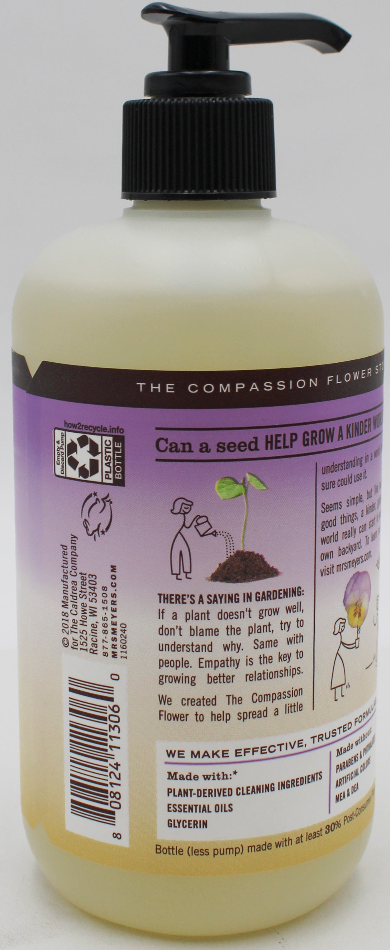 MRS MEYERS HAND SOAP COMPASSION FLOWER 12.5oz US