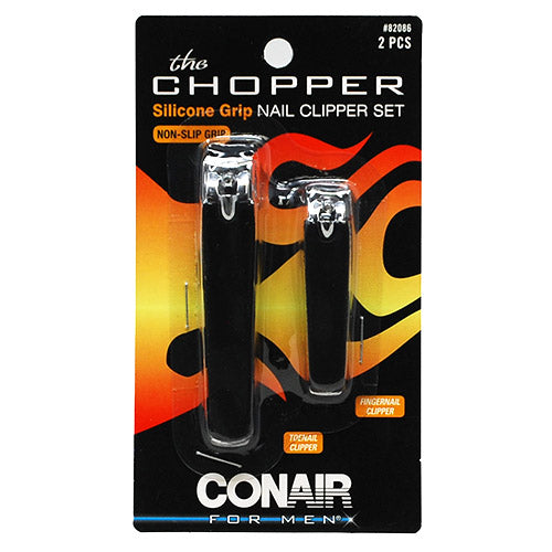 Men's Nail Clipper 2-Pack with Silicone Grip