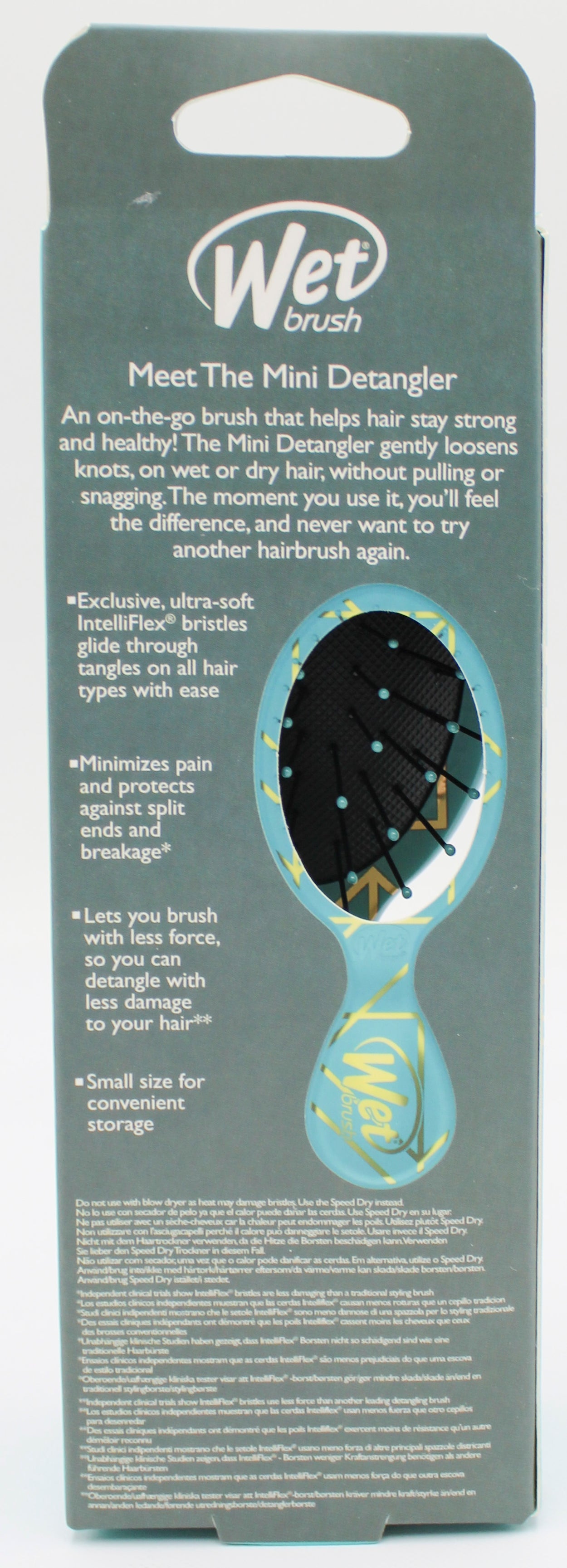 WET BRUSH MINI DETANGLER FREE SPIRIT OCEAN NI