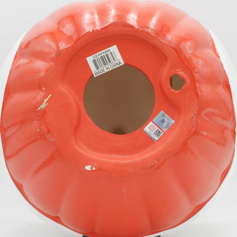 MIAMI HURRICANES CERAMIC PUMPKIN HELMET 10"